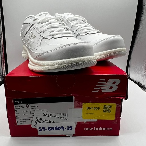 New Balance Shoes - New Balance 577 v1 Walking‎ Shoes Sneaker White Women 9 Men 7.5 Medium New